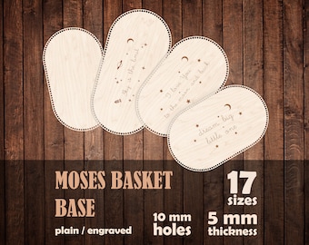 Plywood Base, Crochet Base, Moses Basket, Basket Bottom, Wooden Craft Bottom, Wooden Base, Laser Base, Lots of sizes, Many sizes, Large base