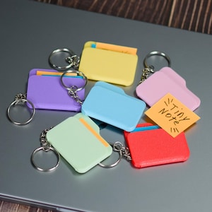Computer Ordner Schlüsselanhänger für Mini Notizen