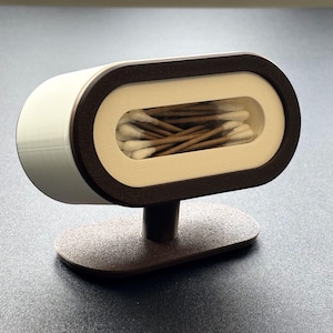 Porta cotton fioc con coperchio magnetico, contenitore anti-umidità per chiavette USB, gioielli e piccoli oggetti