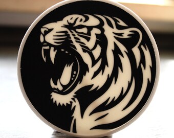 Tiger Coaster for Drinks with different Designs - Stackable 3D Printed