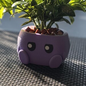 Cute Planter Pot, Planters with Faces, Small & Unique Plant Pot, Indoor Flower Pot with Expressions, Perfect Gardening Gift for Mom