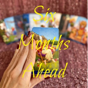 May include: A tarot card reading for the next six months. The card shown is The Empress, a card that represents abundance, fertility, and nurturing.