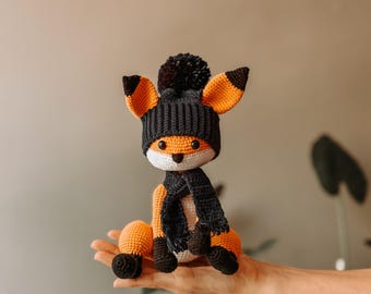 キツネのルディ | PDF 編みぐるみかぎ針編みパターン | 英語のみ