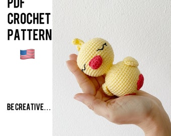 crochet amigurumi modèle poussin / crochet poulet / poussins de Pâques / poulet au crochet / /jouets amigurumi / crochet de Pâques /bébé poussin