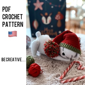crochet pattern amigurumi polar bear, amigurumi pattern, PDF