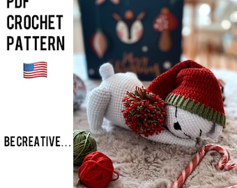 Wzór na szydełkowego misia polarnego amigurumi (PDF)
