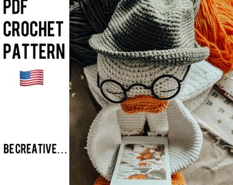Crochet pattern Duck comforter, sleepy toys, baby doll, PDF