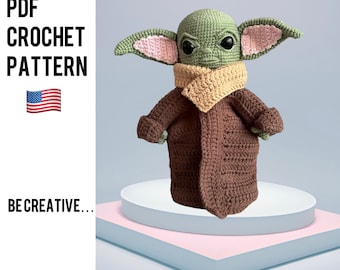 Patrón Amigurumi Bebé Alienígena De Ganchillo (PDF)