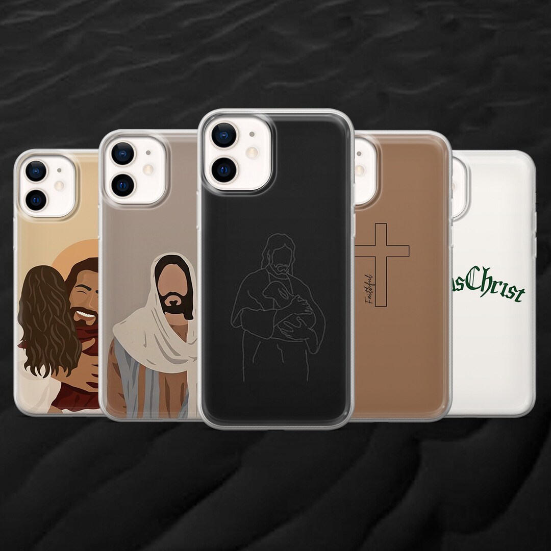 Jesus Phone Case Jesus Christ Cover for iPhone 14 13 12 11 Etsy
