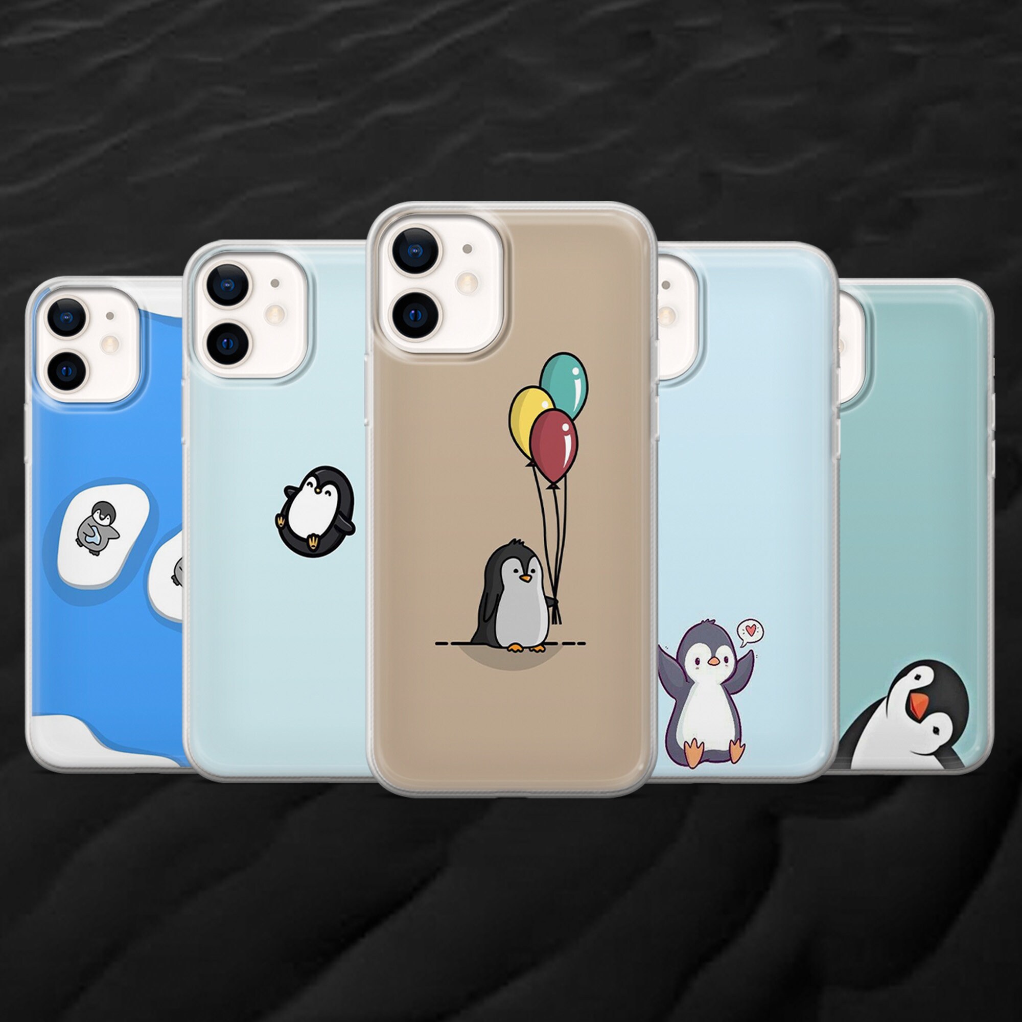ciciber Phone Cases Cute Animals Spoof Crocodile Cat Panda Penguin