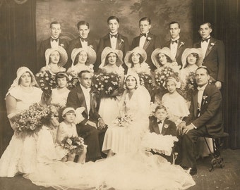 Vintage wedding picture 1920s