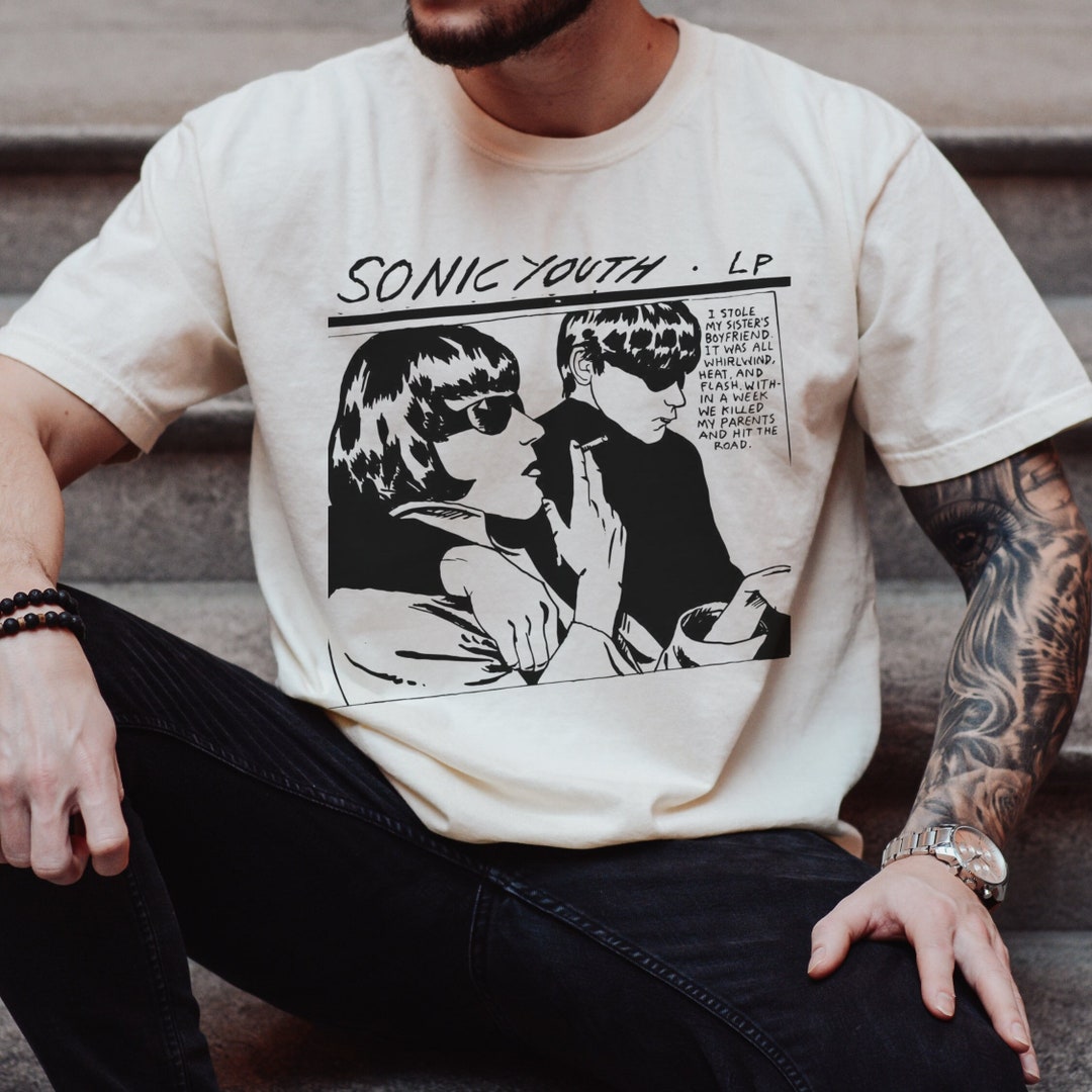 Sonic Youth Shirt Sonic Youth Grunge Rock Band Vintage T Etsy