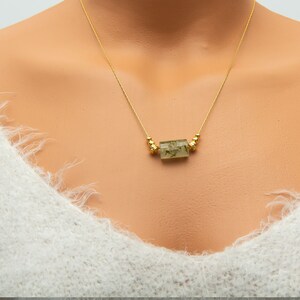 Green Aventurine Healing Necklace, Embodies Harmony & Balance - A Crystal Gemstone Jewelry that Radiates Good Luck and Charm.