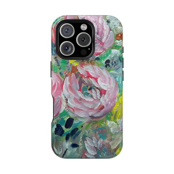 Vibrant Abstract Floral Case by Shannon Doyle | Art Phone Cover | Matte/Glossy | Impact Resistant | Wireless Charging