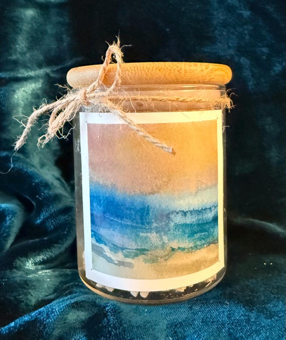 Signed Limited Edition Watercolor Print  Match Jar with Strike Pad–  Art by Shannon Doyle