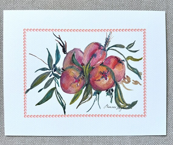 Original 8X10 Botanical Watercolor| Shannon Doyle Art | Limited EditionArt Print | Bright Botanical Wall Decor, Signed by Artist
