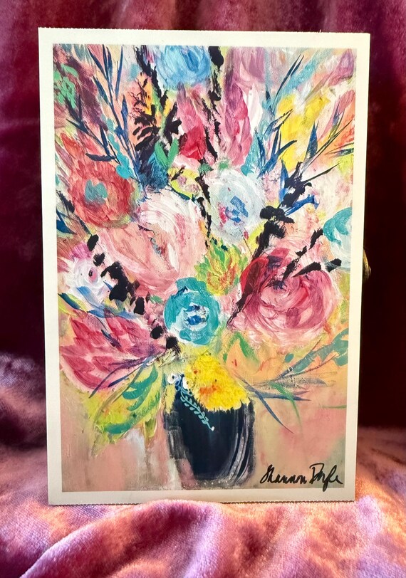 Signed Limited Edition Print Trinket Box Match Box– Floral Art by Shannon Doyle