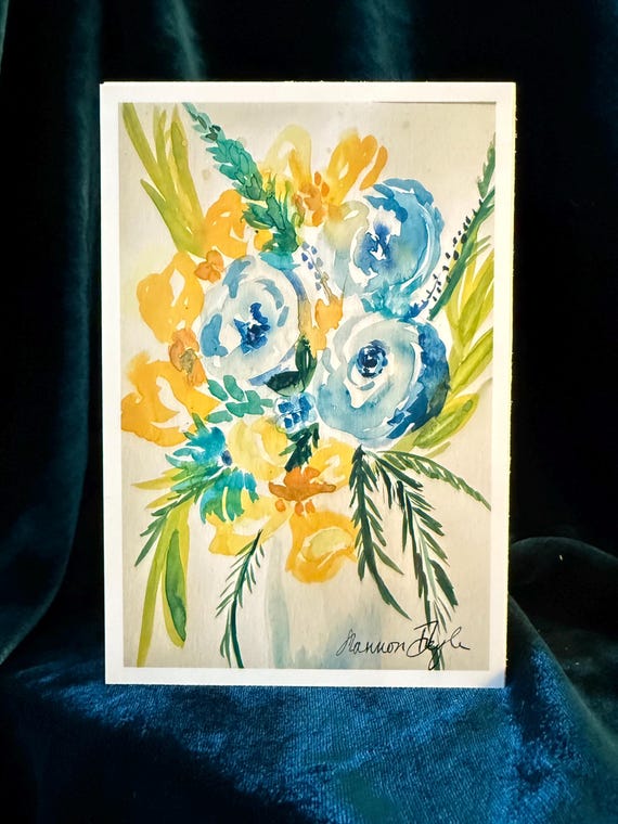 Signed Limited Edition Print Trinket Box Match Box– Floral Art by Shannon Doyle