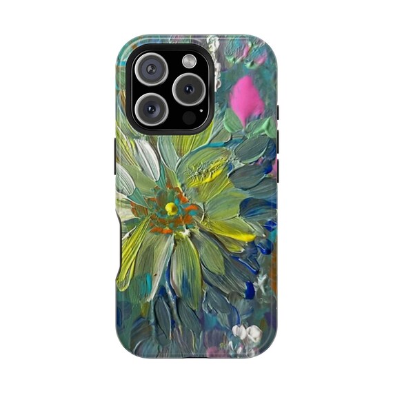Vibrant Abstract Floral Case by Shannon Doyle | Art Phone Cover | Matte/Glossy | Impact Resistant | Wireless Charging