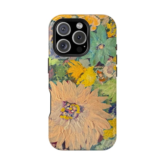 Vibrant Abstract Floral Case by Shannon Doyle | Art Phone Cover | Matte/Glossy | Impact Resistant | Wireless Charging