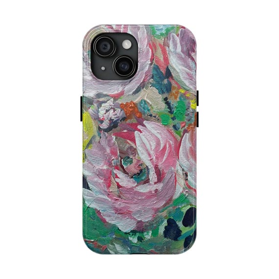 Floral Tough Phone Cases, Stylish Protection, Flower Phone Cover, Gift for Her, Artsy Phone Accessory, Floral Design