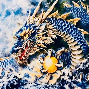 Diamond Painting Dragon 1541, Full Image - Painting