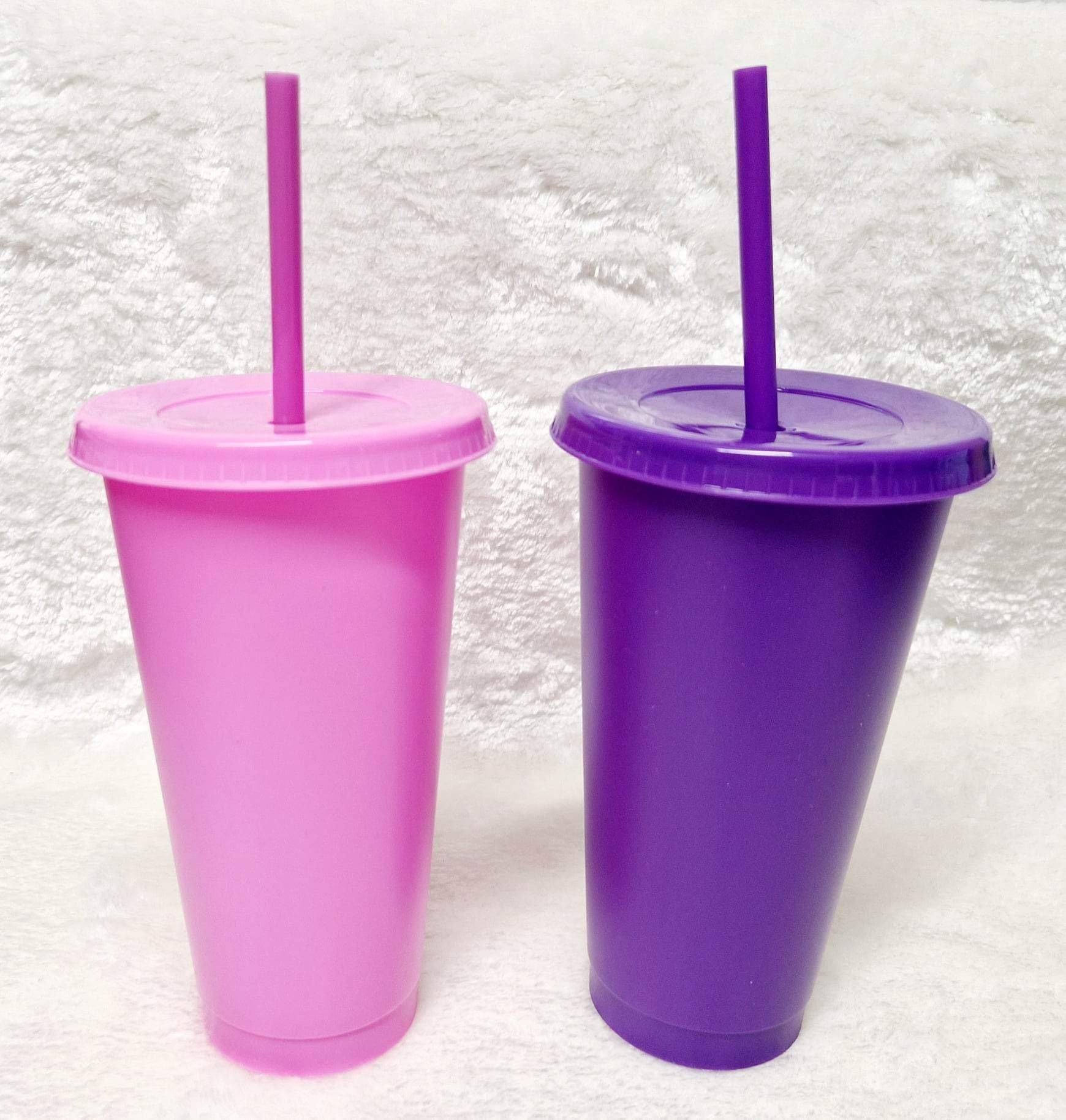 Bulk Blank Cold Cups 24oz Tumbler With Straws and Lids Blank Etsy UK