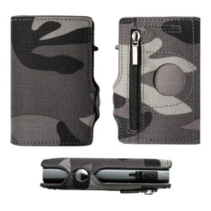 Mini Geldbörse Geldbeutel RFID Schutz für Damen & Herren, Kartenetui Slim Wallet