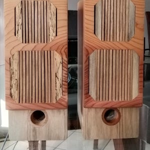 Western Red Cedar, Butternut(white walnut), soft golden tinted red flame patterns, clear sound in a thin package