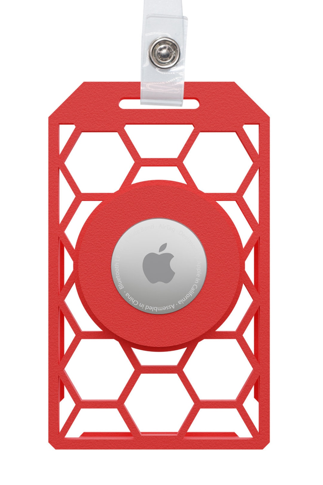 Secure Badge Holder 3D Printed With Apple Air Tag Insert Etsy