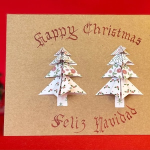 Tarjetas de Navidad multilingües / HANDMADE / Origami