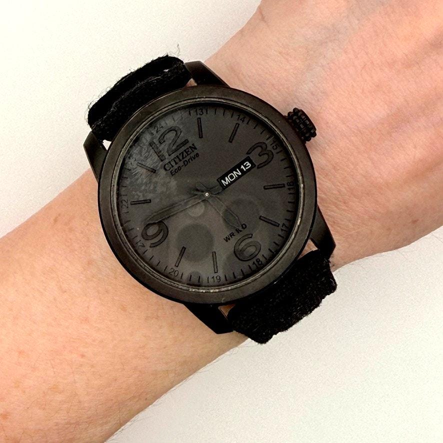 CITIZEN ECO-DRIVE Garrison Men's Black Watch Bm8475-00f 42mm Works