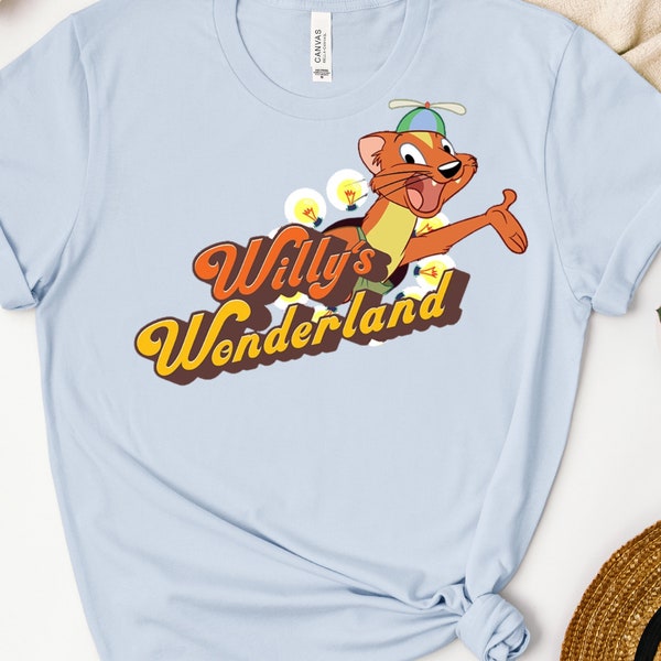Willy's Wonderland Logo shirt, Halloween Shirt, Nicolas Cage, Funny Horror Shirt, Cult shirt,