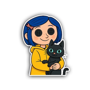 Coraline Sticker: Birthday Gift, Laptop Decal
