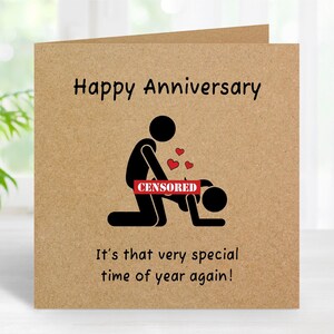 Carte d'anniversaire drôle et grossière, petite amie, petit ami, mari, femme, carte d'anniversaire coquine pour lui ou elle, cartes d'anniversaire