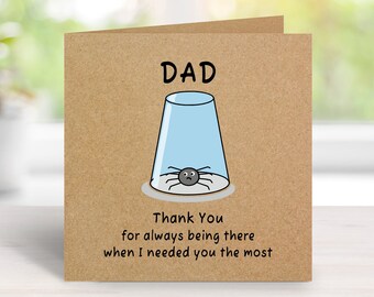 Funny Fathers Day Card for Dad, Thank You Fathers Day Cards for Him, Special Card for Your Special Dad on Fathers Day