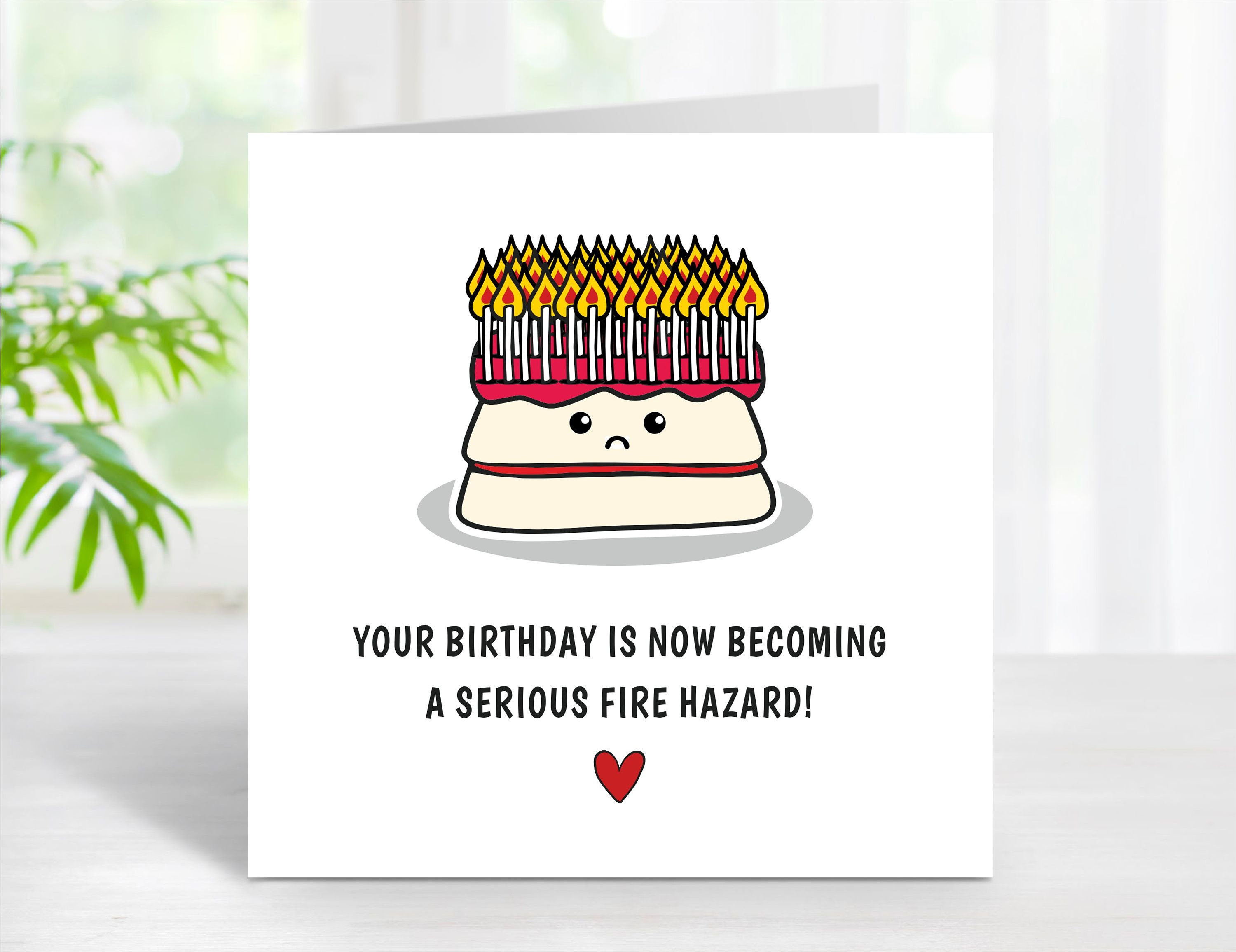 Birthday Cake Fire Hazard