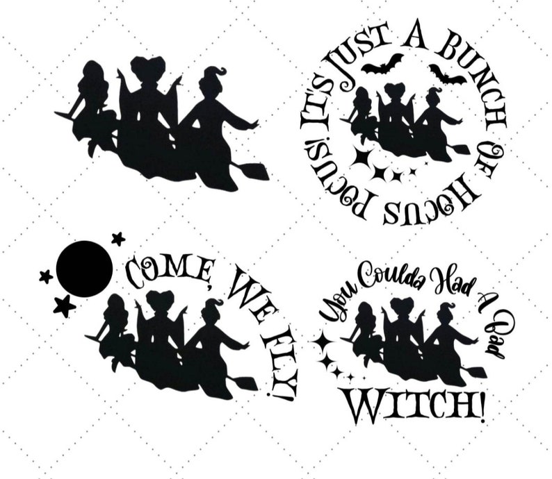 Hocus Pocus Sanderson Sisters SVG Bundle Etsy