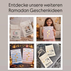 Tarjeta de dinero Bayram personalizada para niños | Idea de regalo de Eid Mubarak | Tarjeta de Ramadán Regalo Kurban Tarjeta de felicitación Hayirli Bayramlar imagen 15