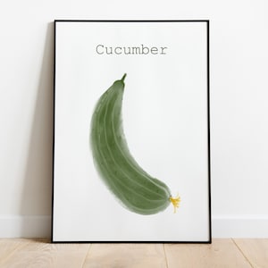Cucumber Digital Poster