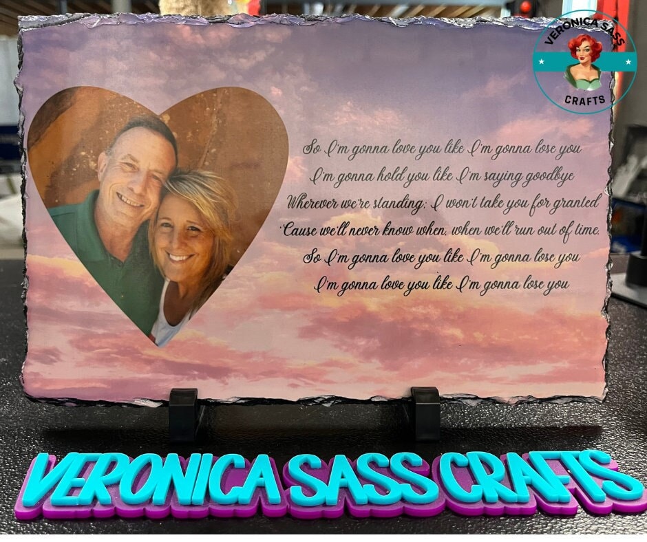 Personalized Photo Memorial Slate Plaque: Sympathy Gift Keepsake - Etsy