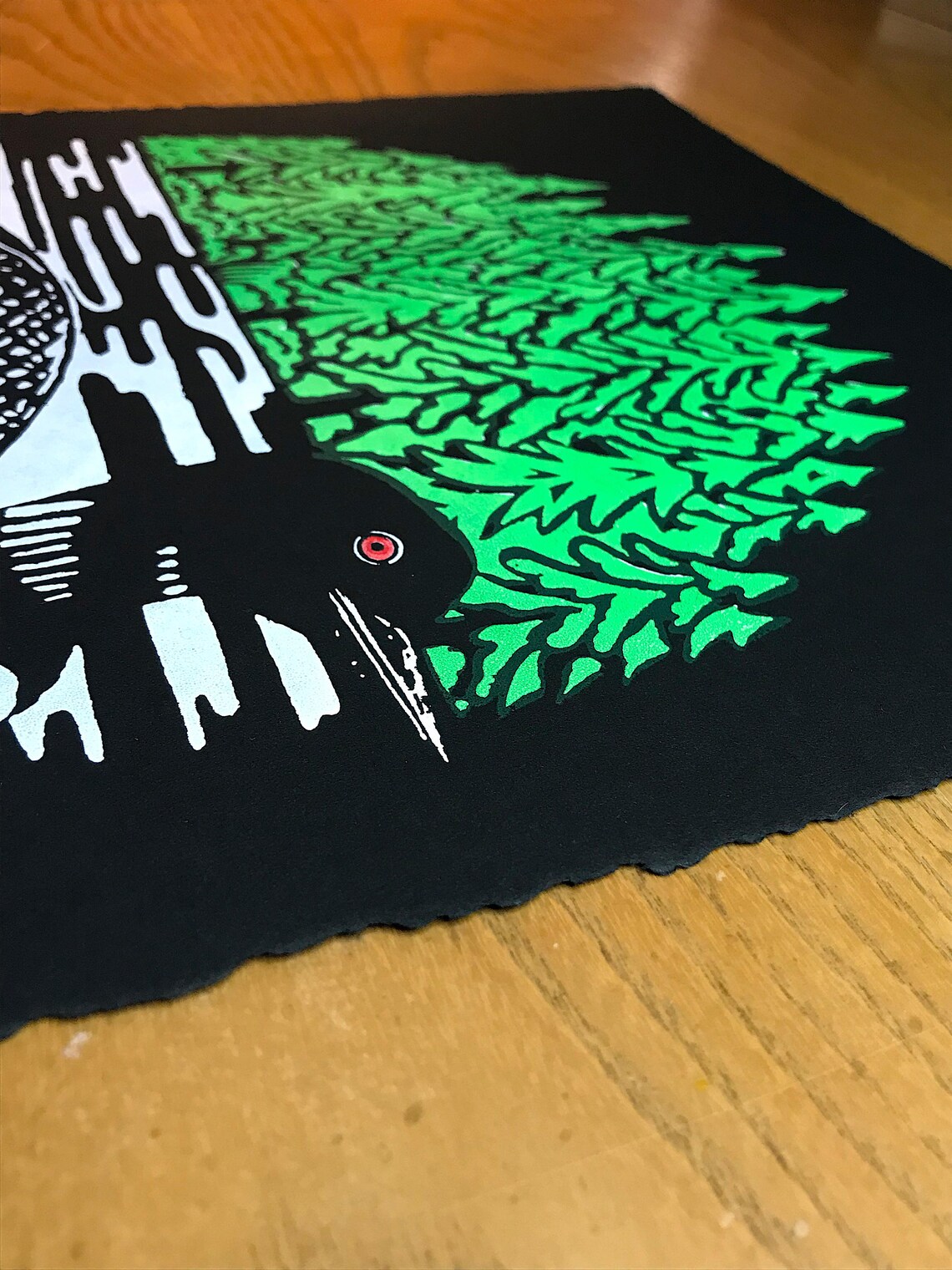 Loon Poster Screenprint - Etsy