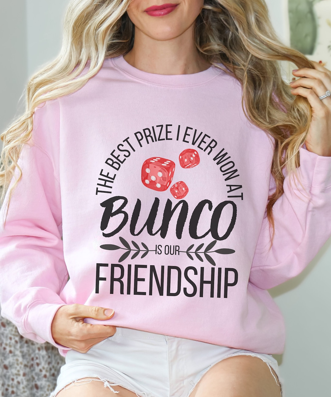 Bunco Friends Sweatshirt, Bunko Friendship Sweatshirt, Ladies Night Out