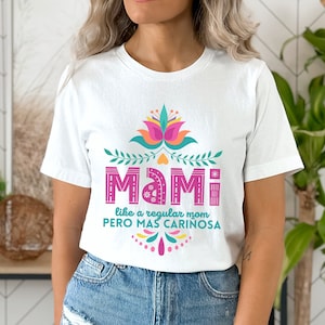 Mami T-Shirt: Latina Mom, Papel Picado Letters