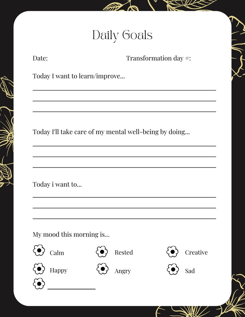 Printable Mindset Journal According to a Fighter Pilot - Etsy
