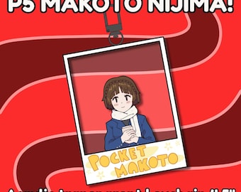 Makoto Nijima | Persona 5 | Clear Acrylic Keychain 4.5''