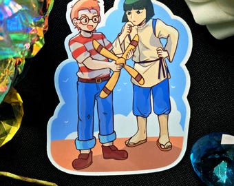 Kiki's Delivery Service x Spirited Away Studio Ghibli Sticker | 2.5 x 4 | Waterproof