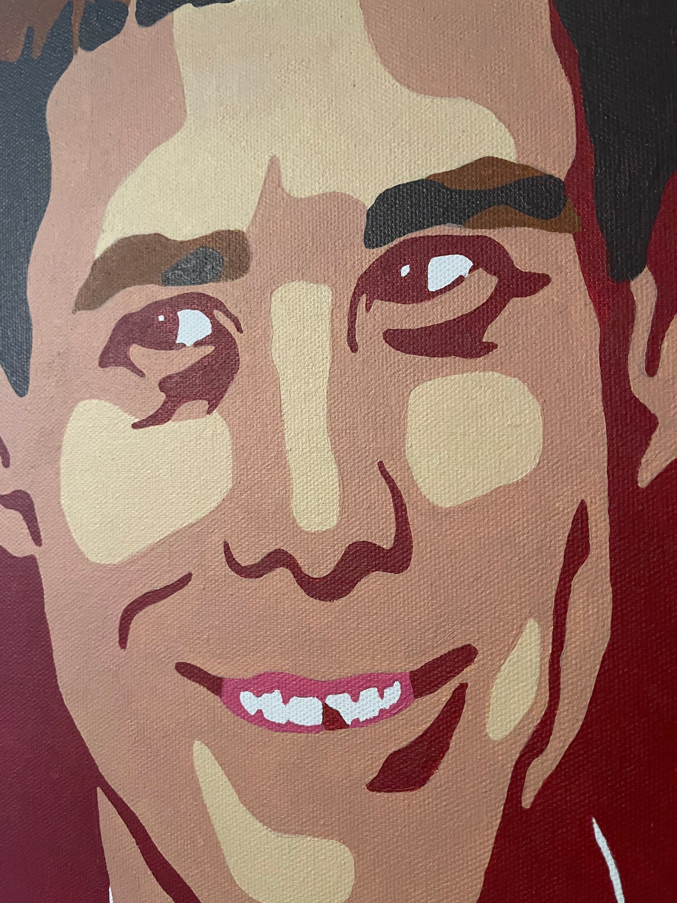 Jim Carrey "lloyd Christmas" Dumb and Dumber Original 12'x16' Acrylic