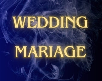 RITUEL MARIAGE Sort d'engagement/vieillir ensemble / Puissant sort de mariage