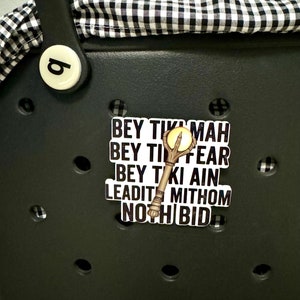 Bogg Bag Charm Bit, Talisman Bogg Charm, bag charm, acrylic bag tag, Halloween Bogg bag accessories